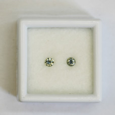 Earrings gem settings
