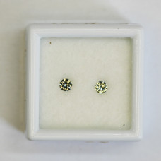 Earrings gem settings