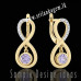 Earrings gem settings