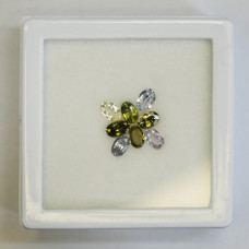 Pendent gem settings