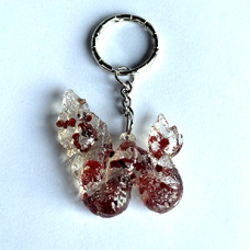 Natural Gemstone Keychain - dragon