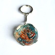 Natural Gemstone Keychain flower