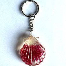Gemstone Keychain - seashell 